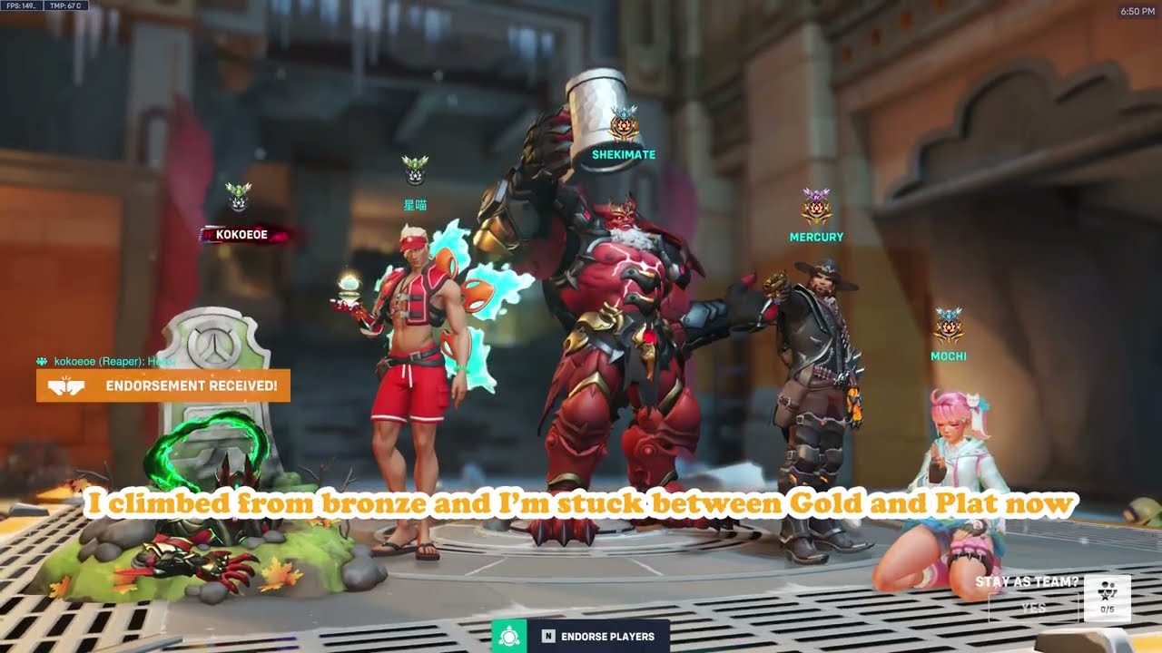 OW2 Competitive Support Gameplay | Stuck between Gold & Plat