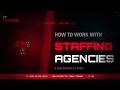 How to Work With Staffing Agencies to Land Contract IT Work | #ITCareer #ITJobs #TechCareer