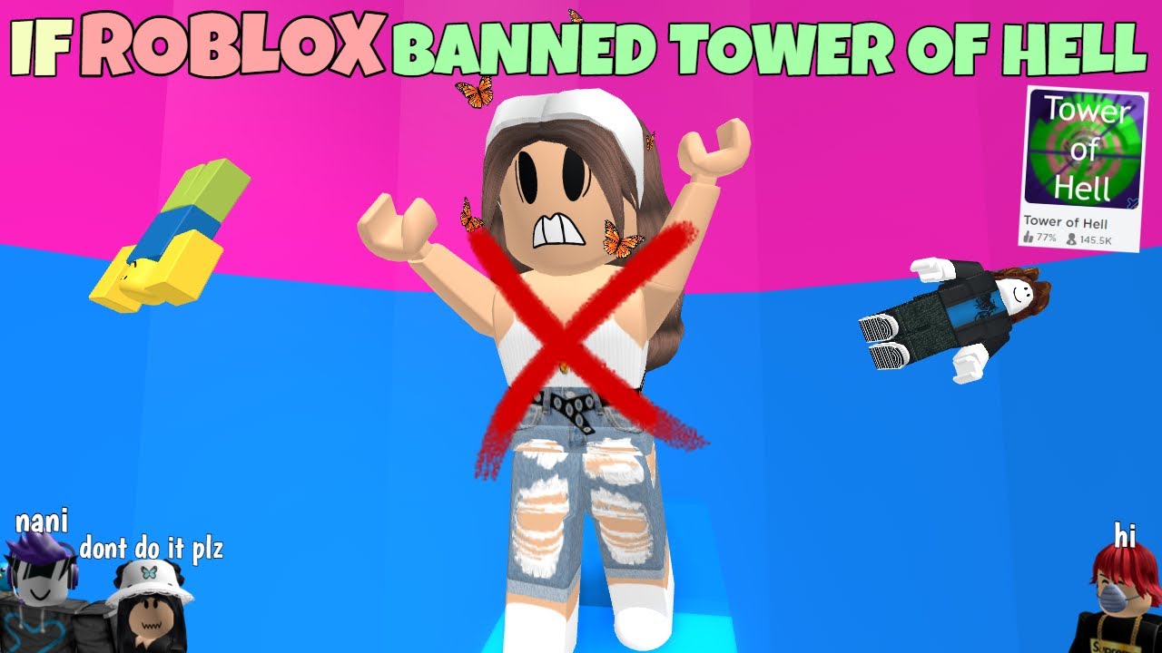 If Roblox Played Tower Of Hell Youtube - if roblox played tower of hell