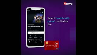 How To use Your Verve Card on Prime Video