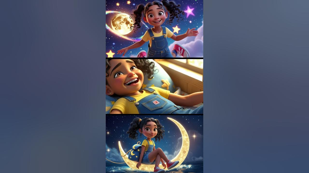 Little Moon Boat 🌙 | Calming Sleep Poem | Dream Journey Through Stars