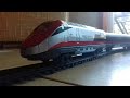 Modellino Frecciarossa+Annuncio realistico inventato nella mia stazione!!