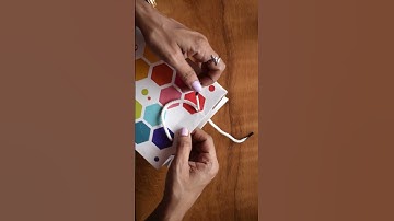 😯Easy!! Closing Gift Bag with its own String | Perfect Gift Bag Closure #giftwrap #shortvideo