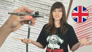 1st Airbrush lesson for beginners: Basic control exercise "THIN LINES" by RUSairbrush school