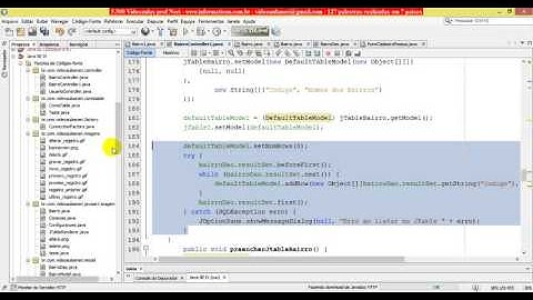 aula 5577 javaseIV  MVC controller 2 metodos separando DefaultTableModel do preencher JTable
