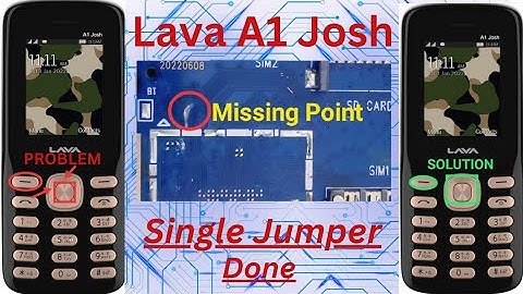 Lava A1 Josh || Left,Up,Menu& Option key not working solution @abdulalmutakabbir528
