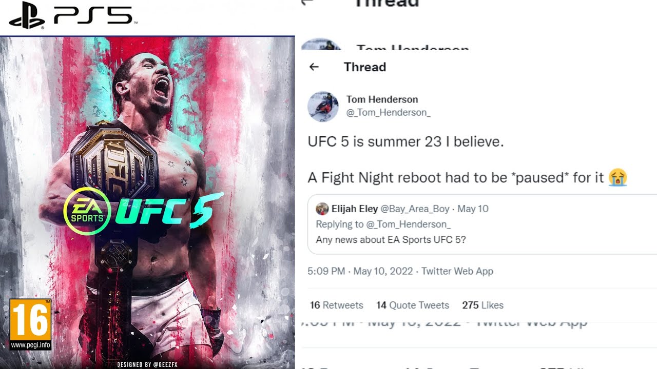 Sooo, Apparently, EA Sports UFC 5's Release Date Was Leaked?