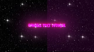 sparkle text || after effects
