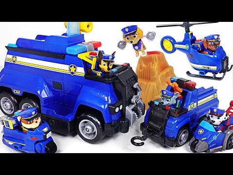 Paw Patrol Ultimate Rescue Police Cruiser! Defeat the villain Minions and the tank! #DuDuPopTOY