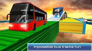 Impossible Bus Track Driving Game || Bus Driving Android Gameplay screenshot 4