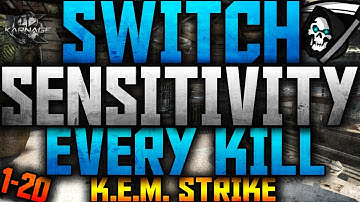 COD: Ghosts - "SWITCH SENSITIVITY EVERY KILL" KEM STRIKE! (COD Ghosts Switch Sensitivity KEM Strike)