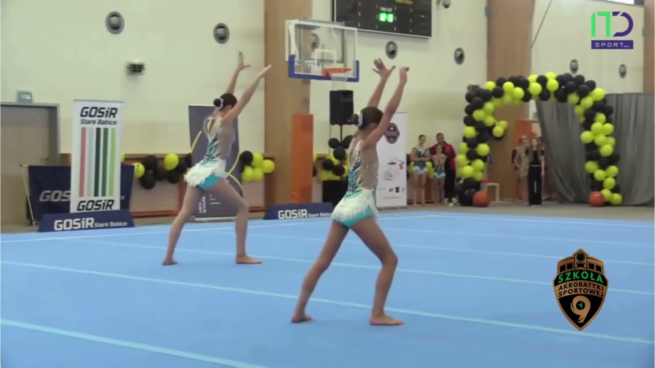 STATYKA Zofia i Kira 2K Pre-Youth Stare Babcie Młode Talenty, OgólnopolskiTurniej w Akrobatyce 2025