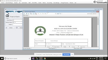 Progress Report Generation in CampusFlo - School Management System