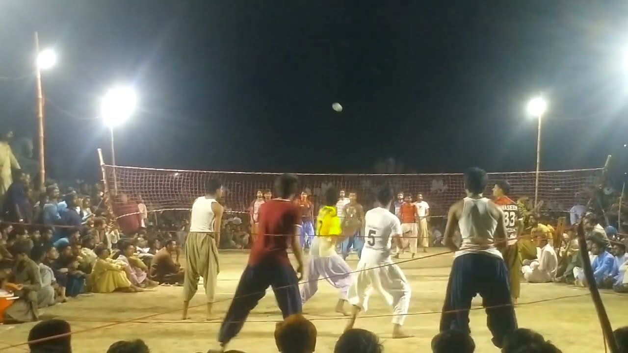 || Karachi Vs Khairpur Mirs 💞⚽ || Volley ball With Sagar Sindhi .