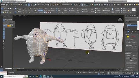 3DsMax Tutorials, Learn 3D Modeling a Cartoon Character from Scratch in 3Dsmax ( Part 4)