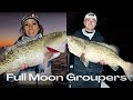 EPIC FULL MOON GROUPER FISHING (sleeping on the boat)