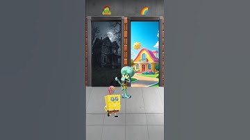 HELPPP 😱😱🧟 SpongeBob SquarePants vs Squidward Tentacles#SpongeBob#BobSpanch #animation #like #funny
