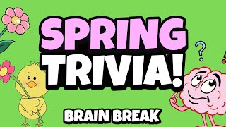 Spring Trivia | Brain Break | GoNoodle Inspired