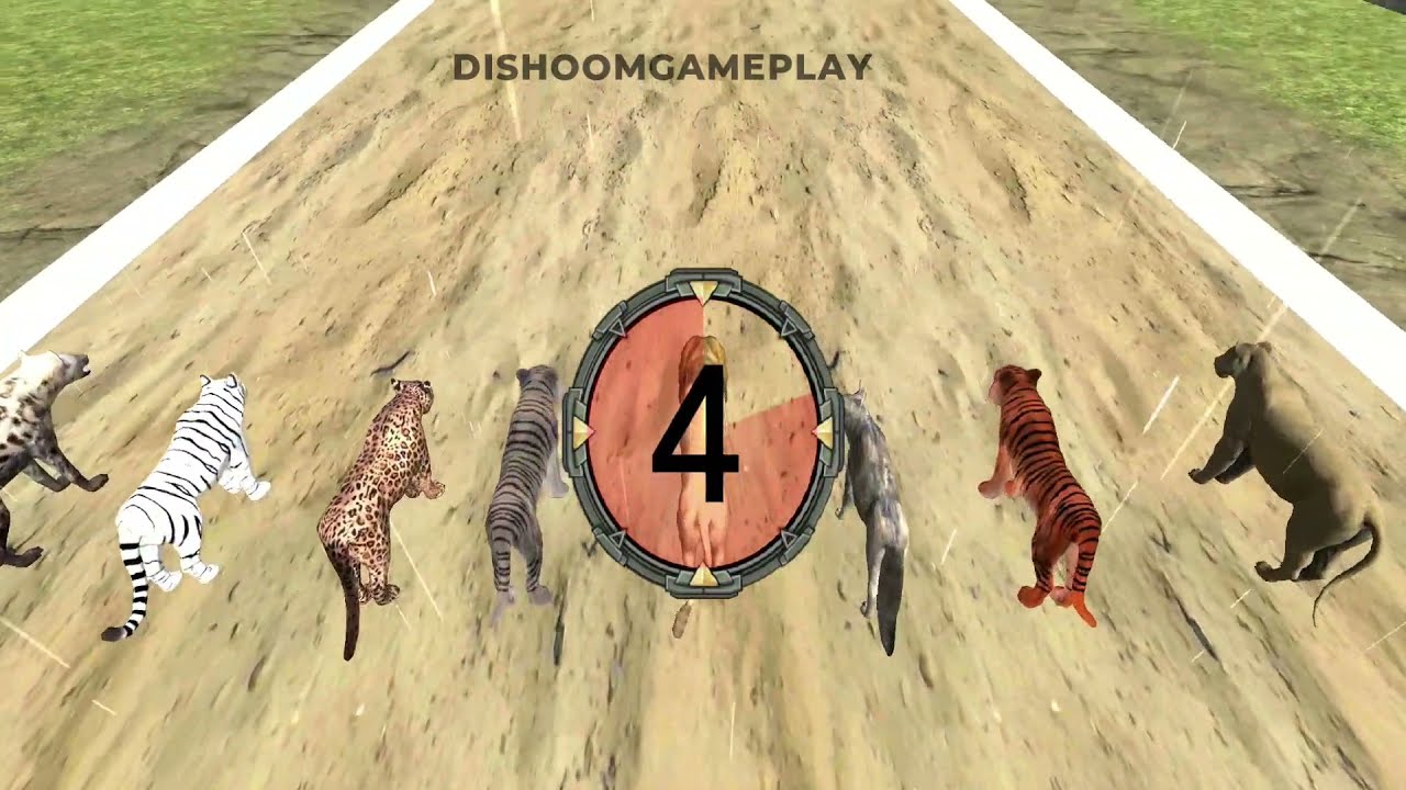 Animal Racing Simulator Wild Animals Race Game Android Gameplay #10 Lion Tiger Wolf Bear Leopard