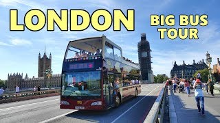 LONDON - BIG BUS TOUR , UK 4K