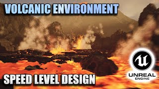 Volcanic Environment - Speed Level Design | Unreal Engine 5 by Dazzling Divine CGI 639 views 6 months ago 10 minutes, 1 second