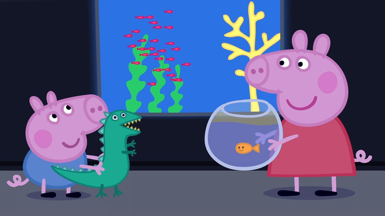 Peppa Pig Goes To The Aquarium!