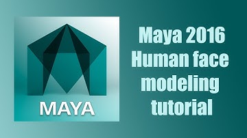 Modeling Human face in Maya 2016 I FACE MODELING PART 03