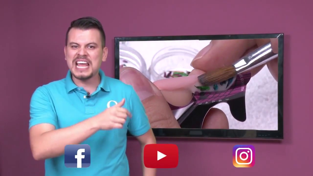 Diseño Uñas Acrilyc Amour de Caleb Ortíz  // Organic® Nails