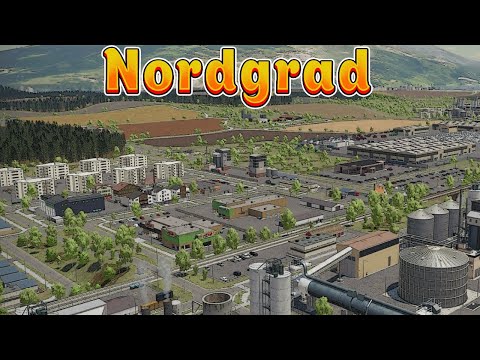 Видео: Farming Simulator 22! Такое вижу в первый раз! Обзор карты NordGrad!