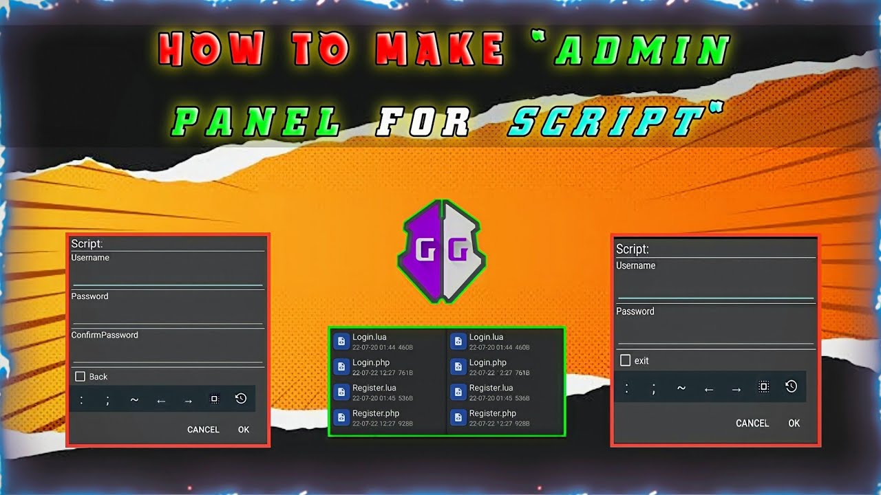 How To Make Admin Panel For GG | 1 Device स्क्रिप्ट कैसे बनाये | Making ...