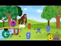 "Fun with Letter G"- early learning interactive game and story (2 parts)