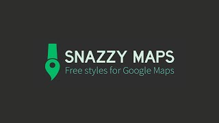 Perfect Google Custom Map for Any Website - Snazzy Map screenshot 1