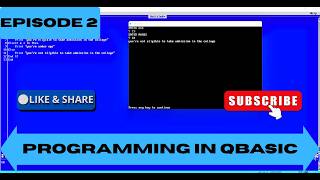 Programming in QBASIC ||Part 2#education#qbasic#public#learning#computer#tutorial   Profile