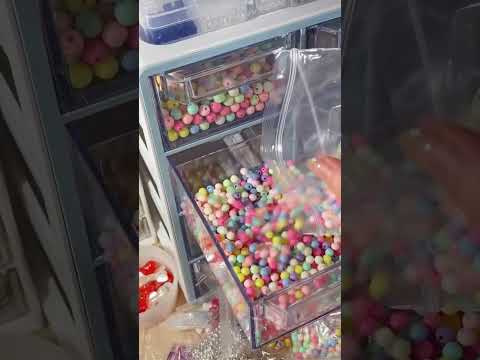Распаковка новый бисер АСМР|Unpacking new beads biser 😻💗🎧 ASMR #shorts #asmr #biser