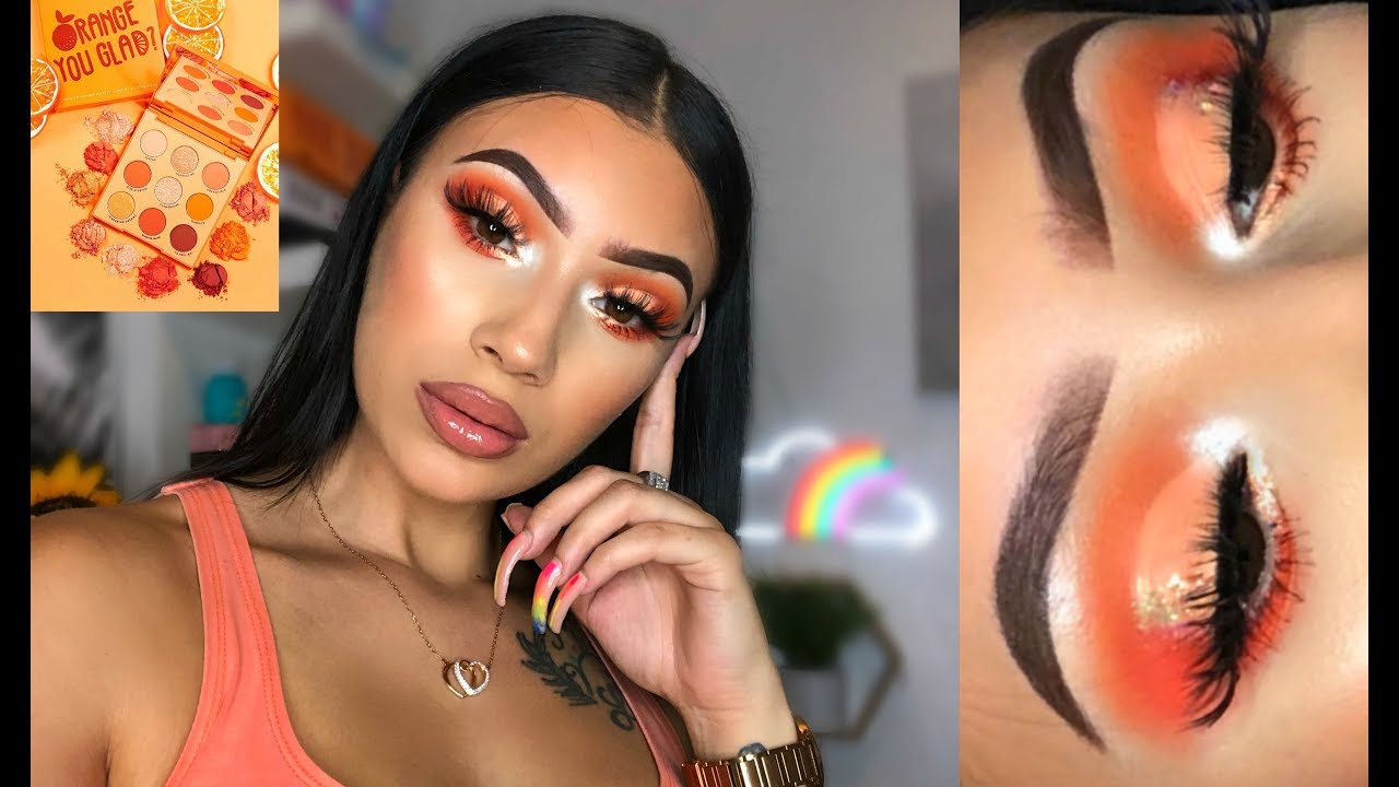 ORANGE YOU GLAD PALETTE 🍊| Colourpop Cosmetics