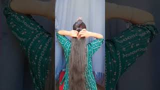 Try The Barbie Ponytail Hack✅#newpost #viral #barbie #ponytail #hairstyle #wedding #bridal #ytshorts