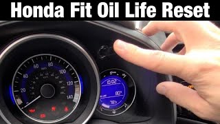 How To Reset Oil Life 2017 Honda Fit