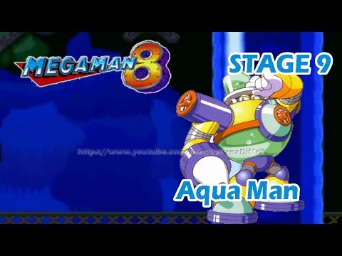 Mega Man 8 100 Aqua Man Stage 9 HD 