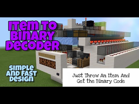 Item to Binary Decoder Bedrock 1.16