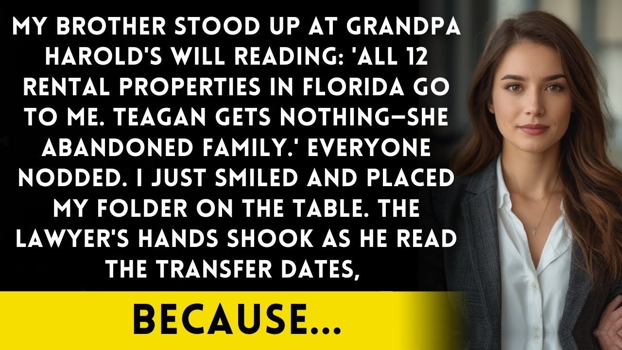 At Grandpa Harolds Will Reading,Brother Said I’d Get NothingThen the Lawyer Revealed a Second Folder