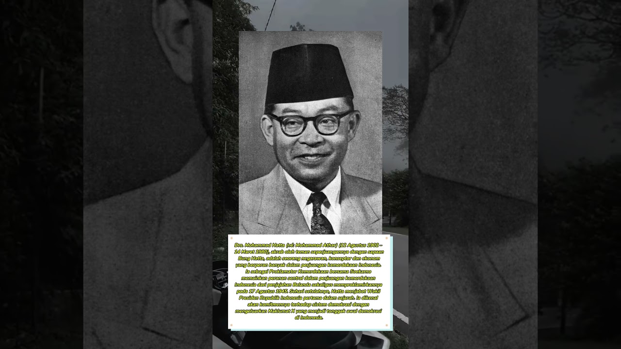 Biodata Drs. Mohammad Hatta 