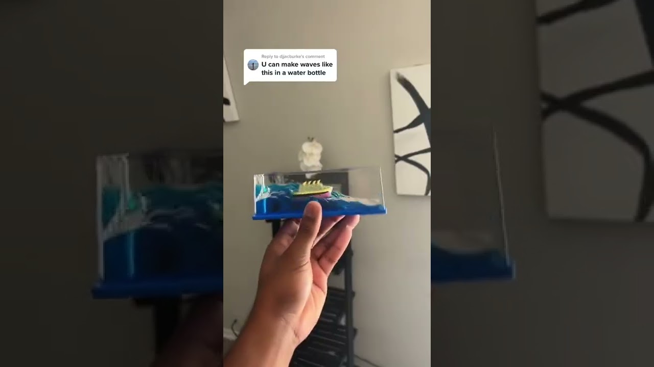 Bottles can't make waves like this. Only this unsinkable ship has the power 🌊