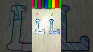 Letter L – Wrong vs Pastel Soft 🌸❌