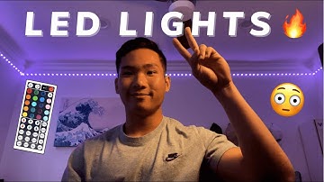 Setting up LED Strip Lights from AMAZON! (Tenmiro 65.6FT)