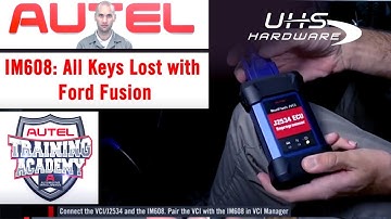 How To Program keys All Keys Lost for Ford Fusionusing Autel IM608 Key Programmer