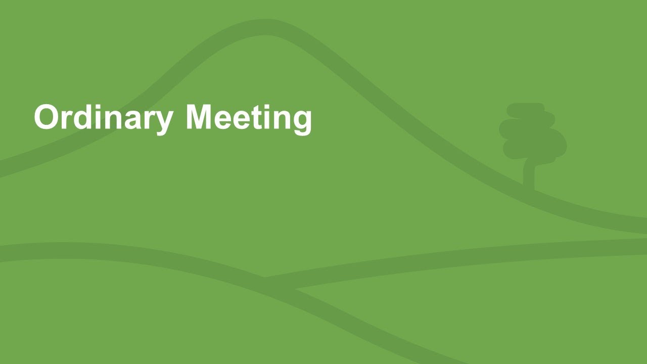 Ordinary Council Meeting - 30 June 2025