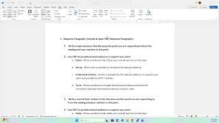 How to Complete English 101 Summary and Response Essay Planner
