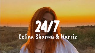 Celina Sharma  - 24/7 Harris J  (Lyric Video)