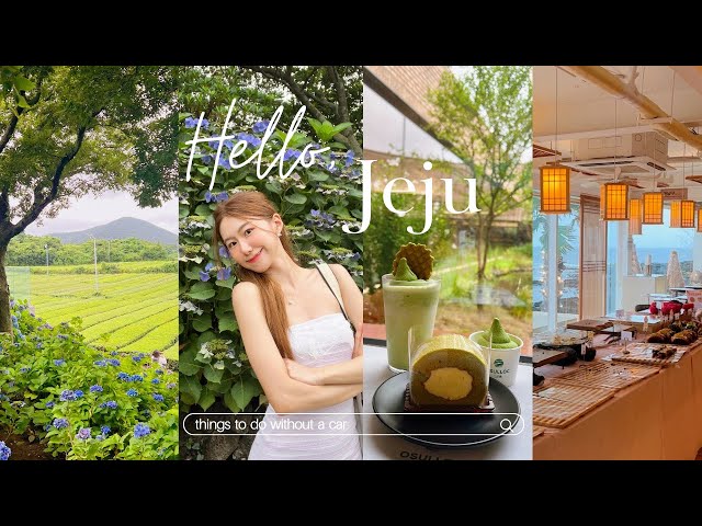 Travel vlog - Jeju Vlog🍃🍊| 3 days in Jeju Korea, itinerary for first timers, go karting🏁, things to do, best eats