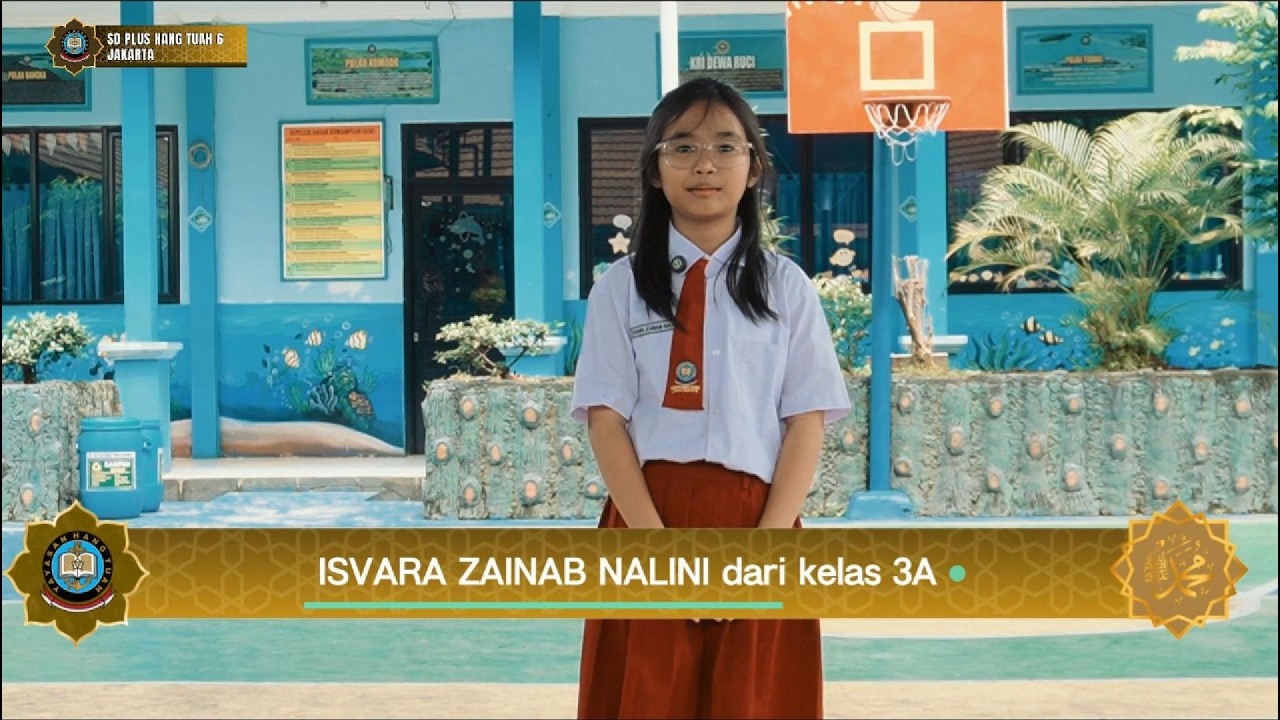 ISVARA ZAINAB NALINI dari kelas 3A | Surah Al-‘Alaq (العلق)